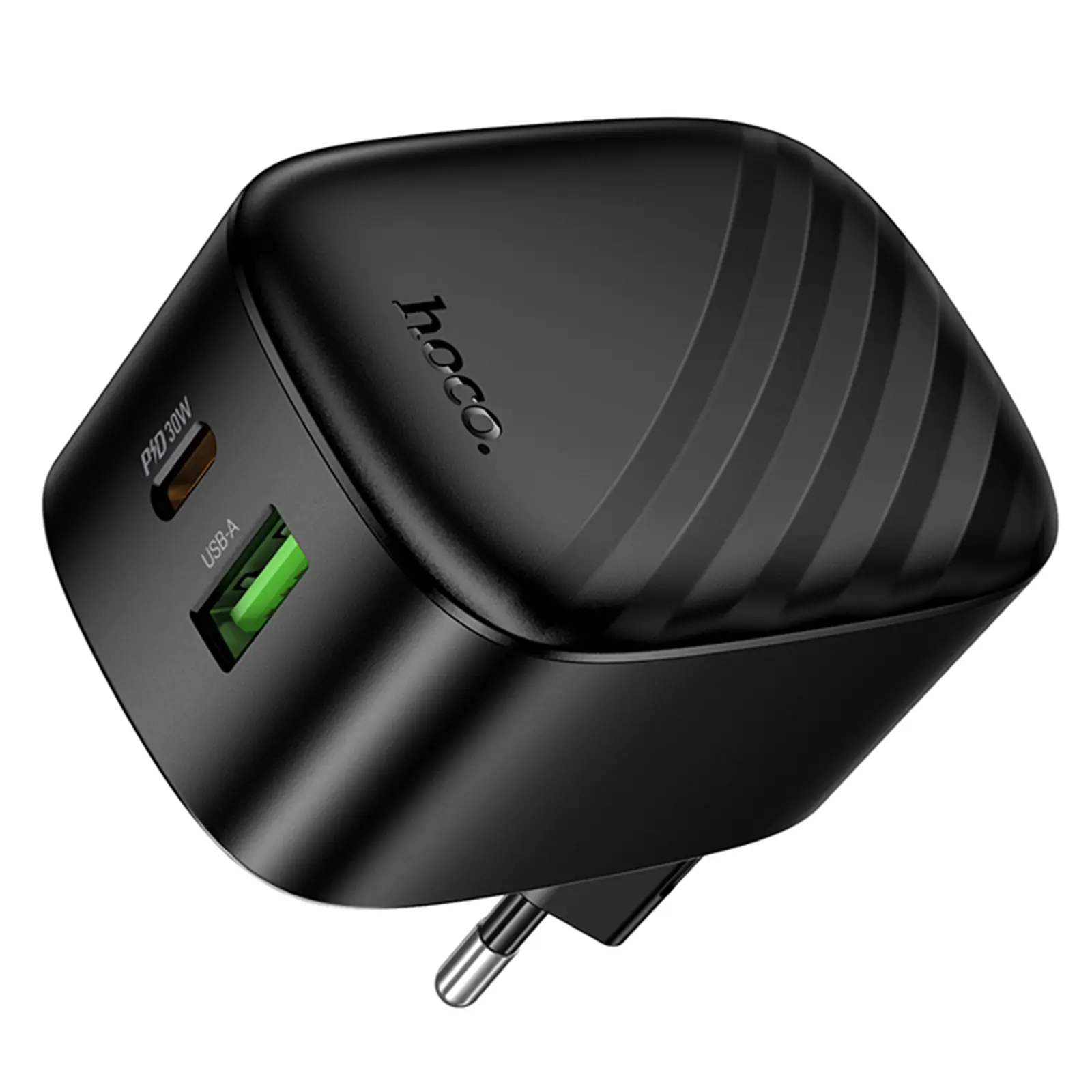 МЗП Hoco CS102A Folding PD30W+QC3.0 (1USB-A/1C), Black 5, купити оптом з доставкою