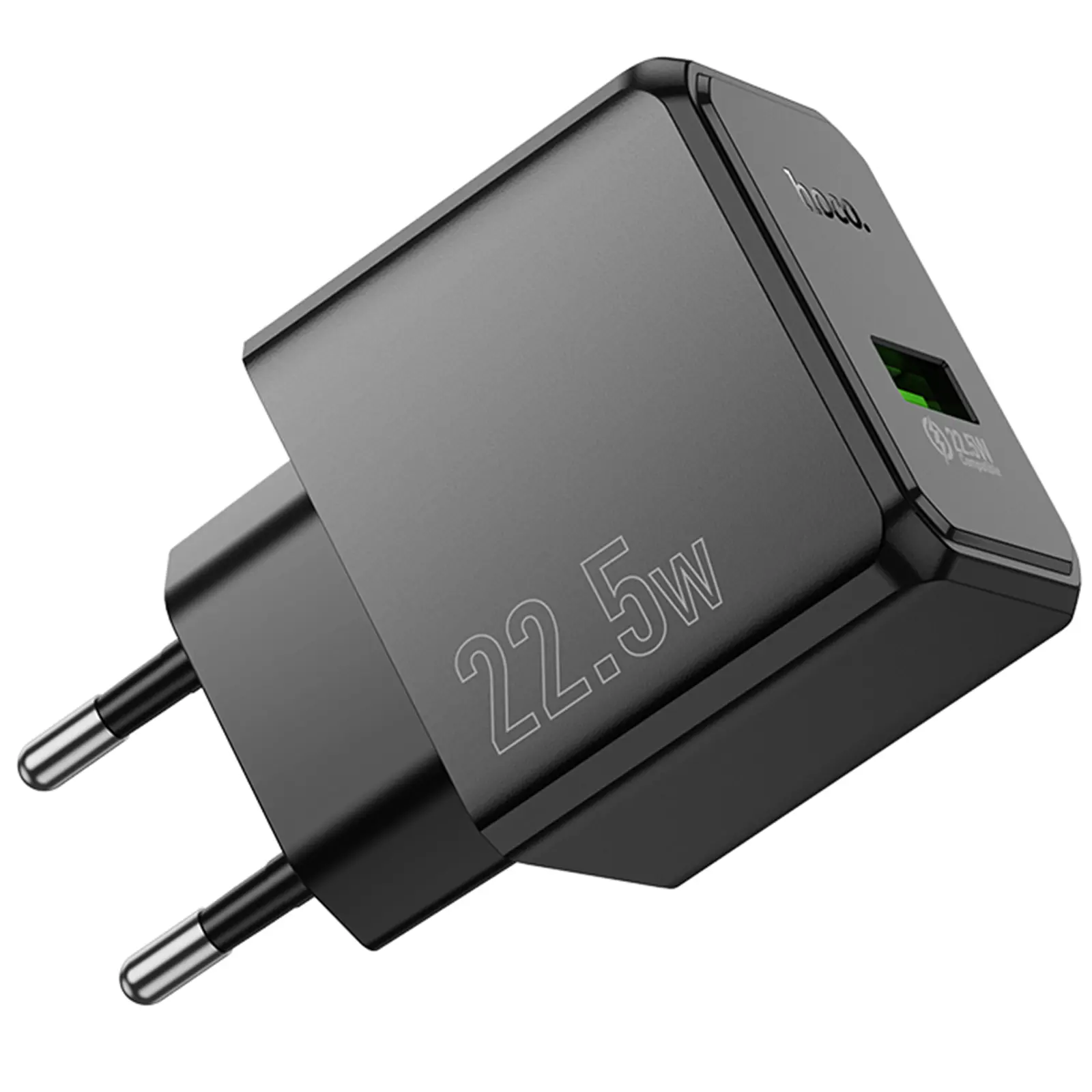 СЗУ Hoco CS17A Wish QC3.0 22.5W (1USB-A), Black 3, купить оптом с доставкой