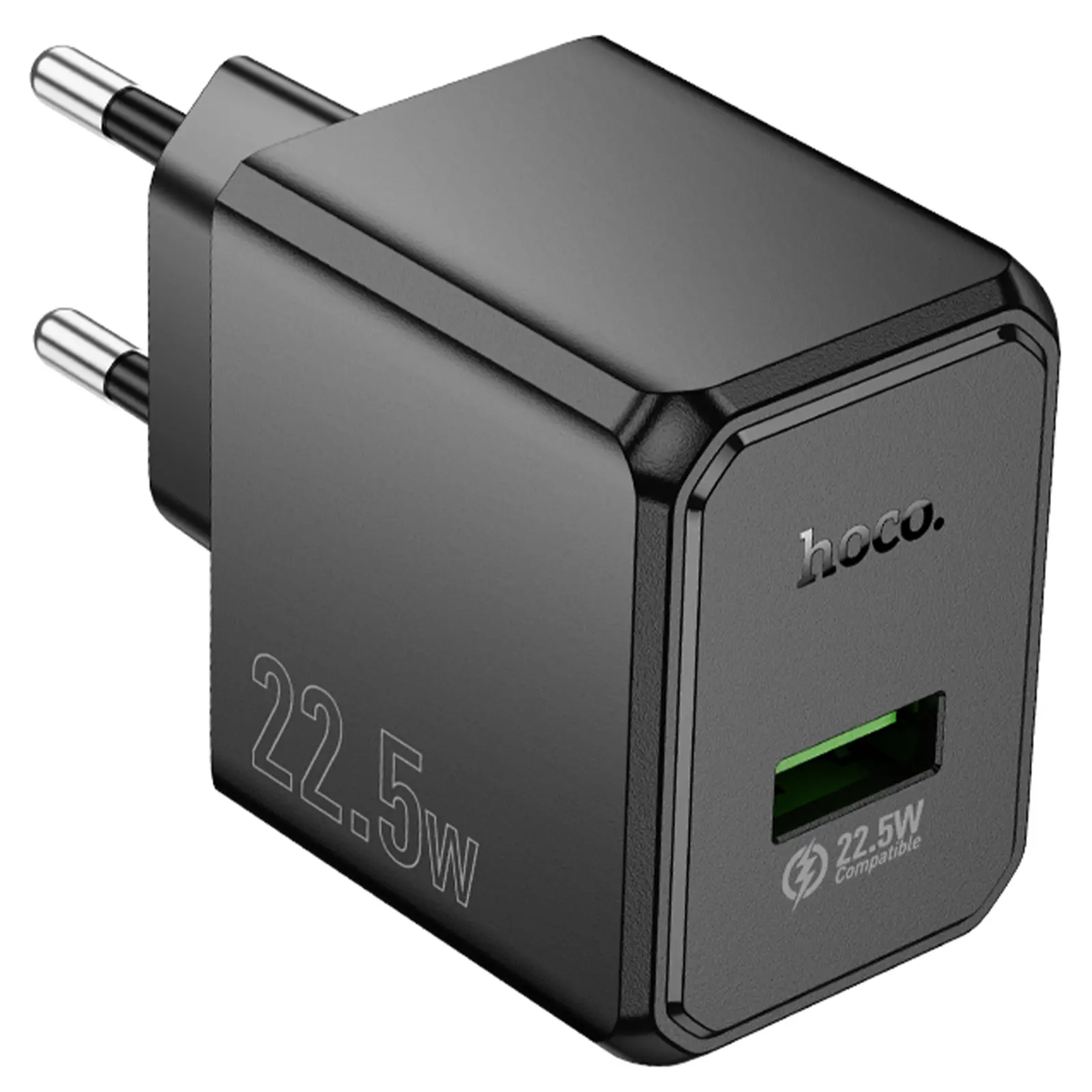 СЗУ Hoco CS17A Wish QC3.0 22.5W (1USB-A), Black 5, купить оптом с доставкой