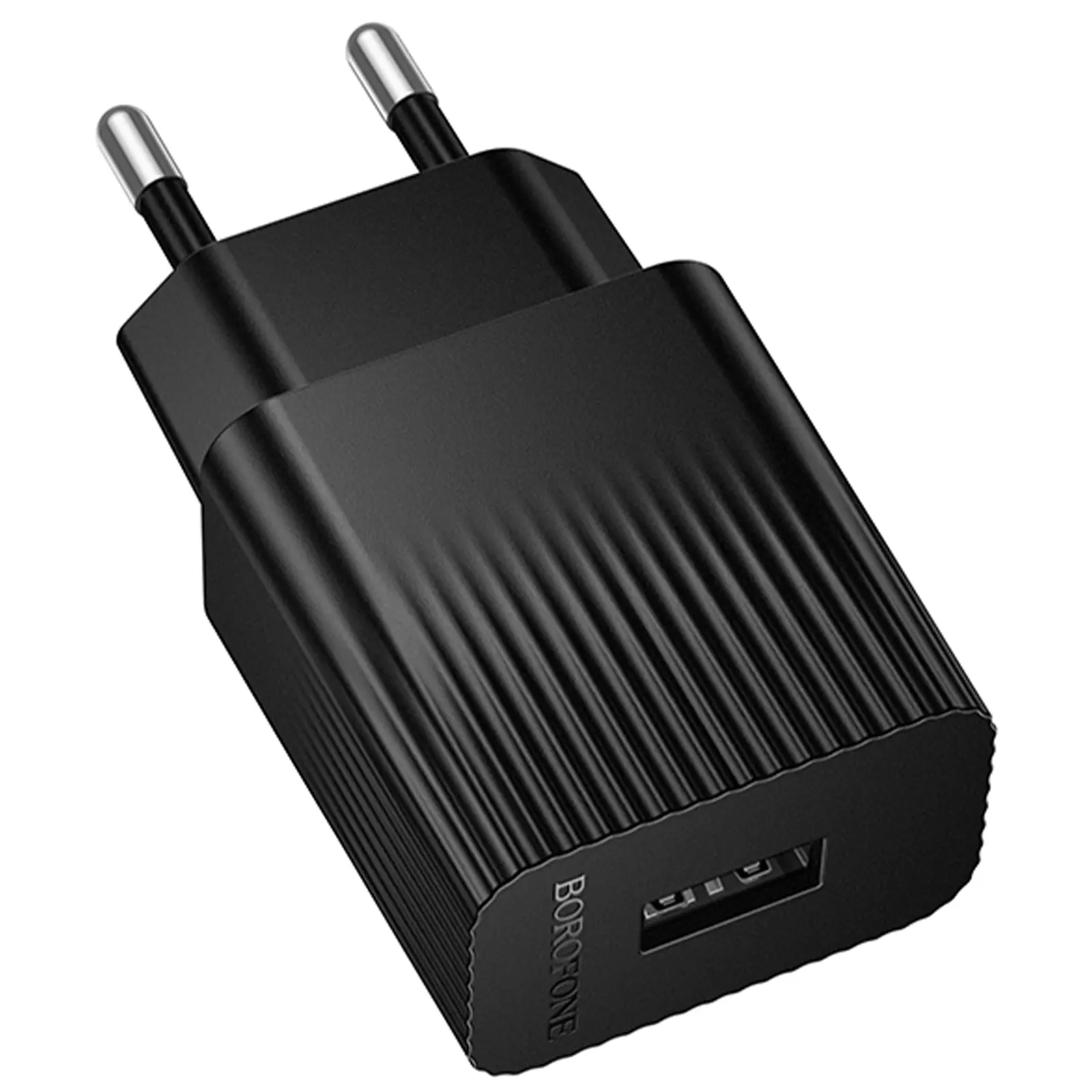 МЗП Borofone BAS71A Source 2.1A (1USB-A), Black, купити оптом з доставкою
