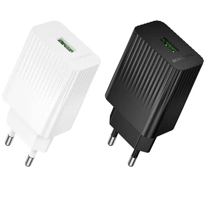МЗП Borofone BAS72A Source QC3.0 (1USB-A), купити оптом з доставкою
