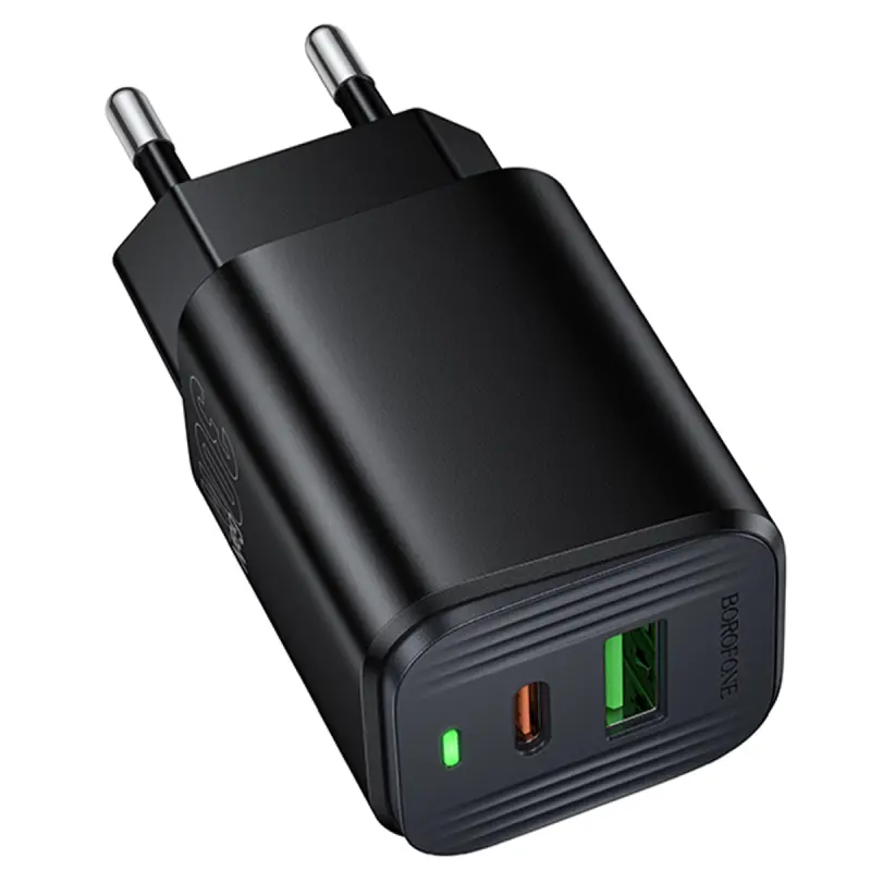 МЗП Borofone BAS85A Star PD30W+QC3.0 (1USB-A/1C), Black 5, купити оптом з доставкою