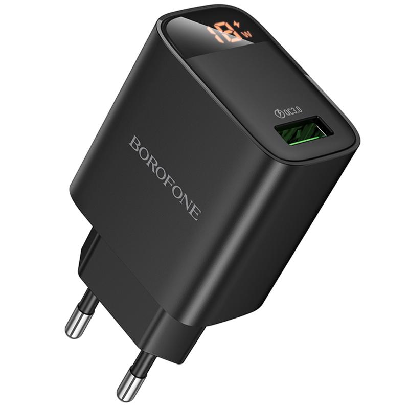 СЗУ Borofone BA95A Ilustre QC3.0 (1USB-A) на картинке №1