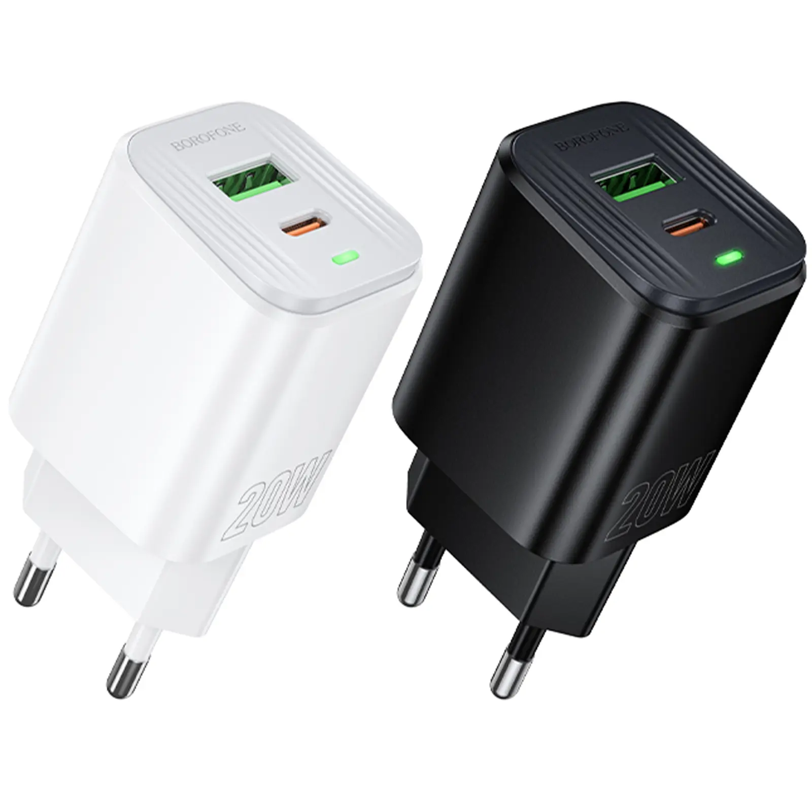 МЗП Borofone BAS83A Star PD20W+QC3.0 (1USB-A/1C), купити оптом з доставкою