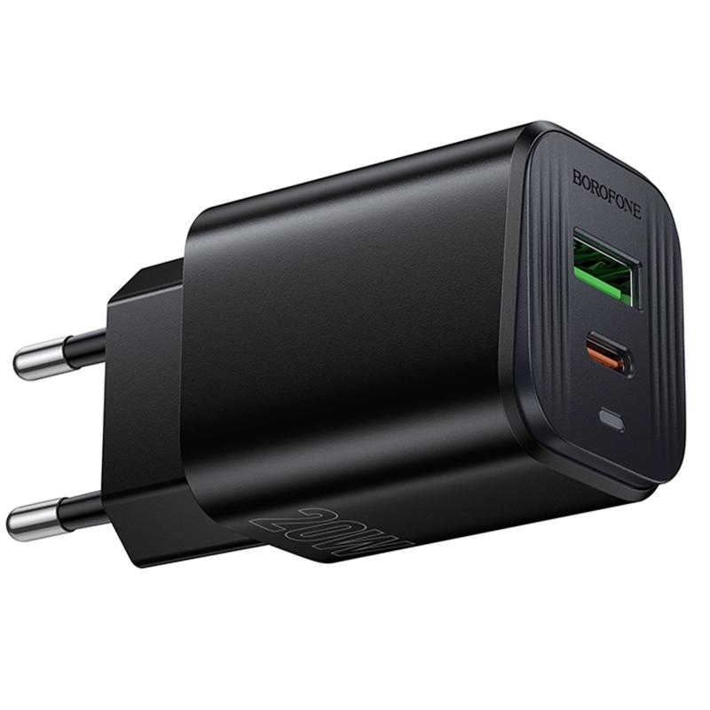 СЗУ Borofone BAS83A Star PD20W+QC3.0 (1USB-A/1C) на картинке №3