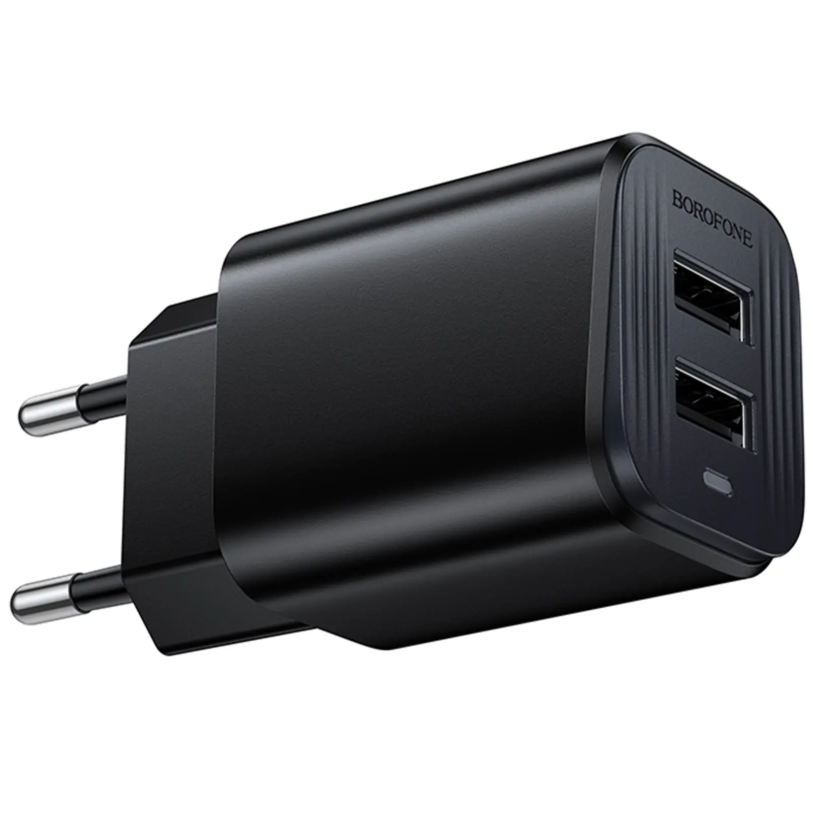 МЗП Borofone BAS81A Star 10.5W (2USB-A), Black 2, купити оптом з доставкою