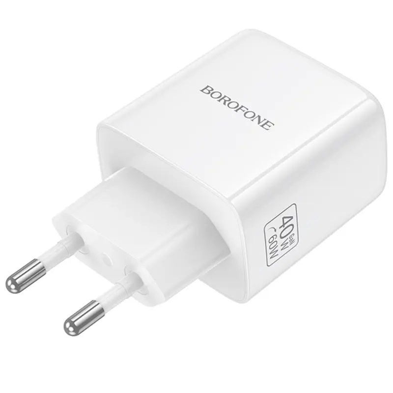 СЗУ Borofone BN33 Fuente PD40W (1USB-C), White 2, купить оптом с доставкой