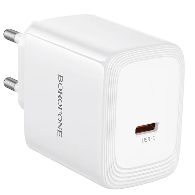 СЗУ Borofone BN33 Fuente PD40W (1USB-C), White 4, купить оптом с доставкой
