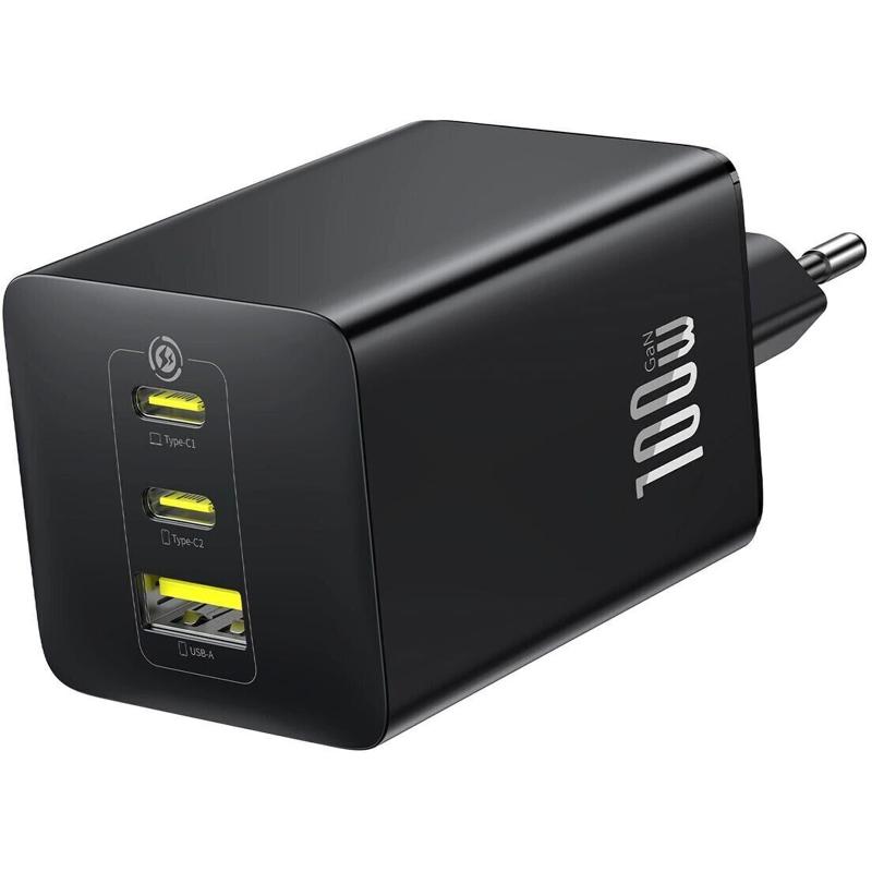 СЗУ Baseus EnerFill FE11 Fast Charger 100W (1USB-A/2C) (P101821) на картинке №2
