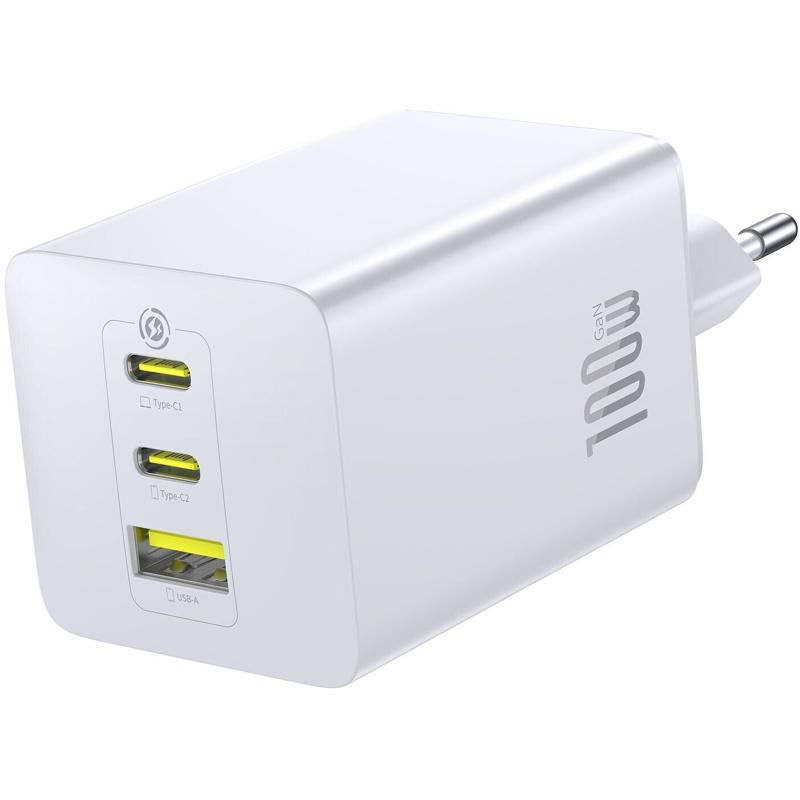 СЗУ Baseus EnerFill FE11 Fast Charger 100W (1USB-A/2C) (P101821) на картинке №2