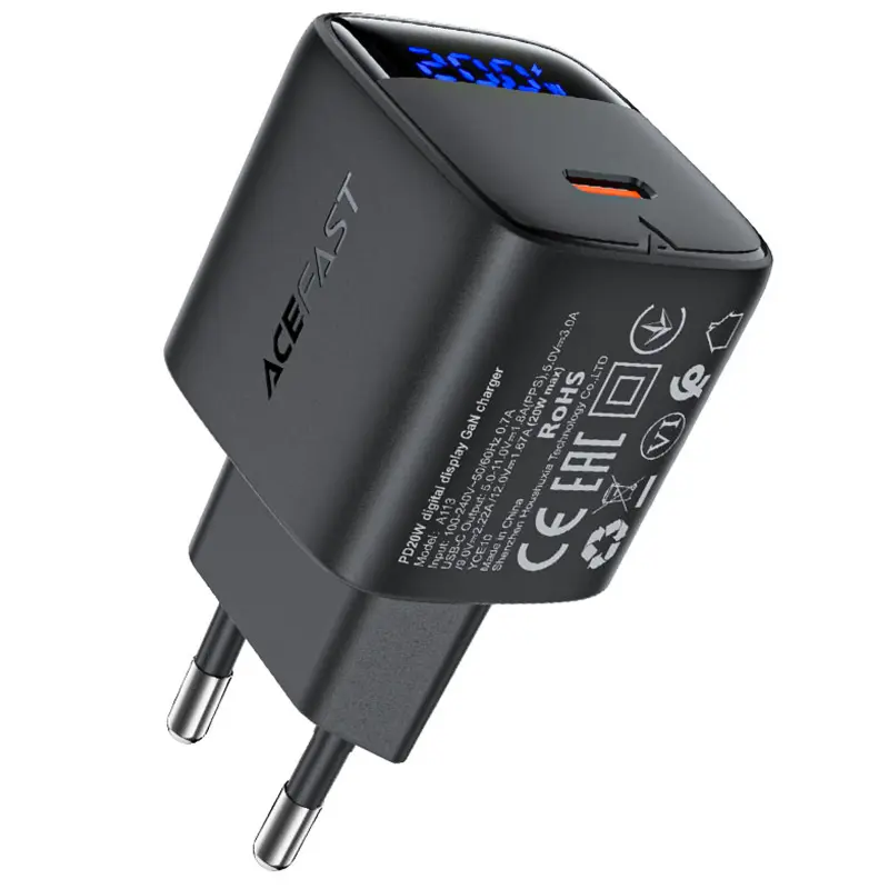 МЗП Acefast A113 PD20W GaN (1USB-C), купити оптом з доставкою