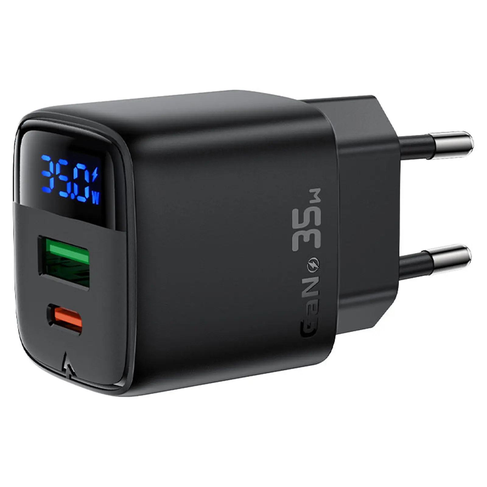 СЗУ Acefast A116 PD35W+QC3.0 GaN (1USB-A/1C), Black 3, купить оптом с доставкой