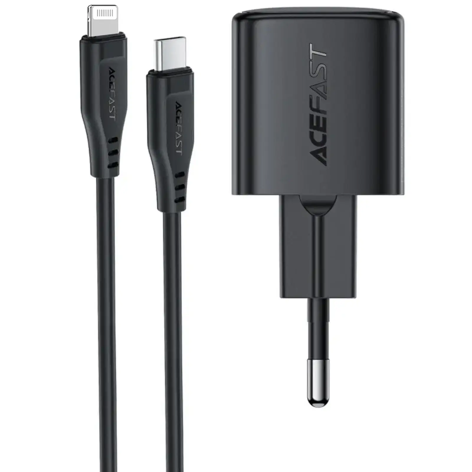 МЗП Acefast A118 PD30W GaN (1USB-C) + кабель Type-C to Lightning, купити оптом з доставкою