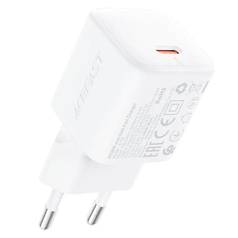 МЗП Acefast A118 PD30W GaN (1USB-C) на малюнкі №1