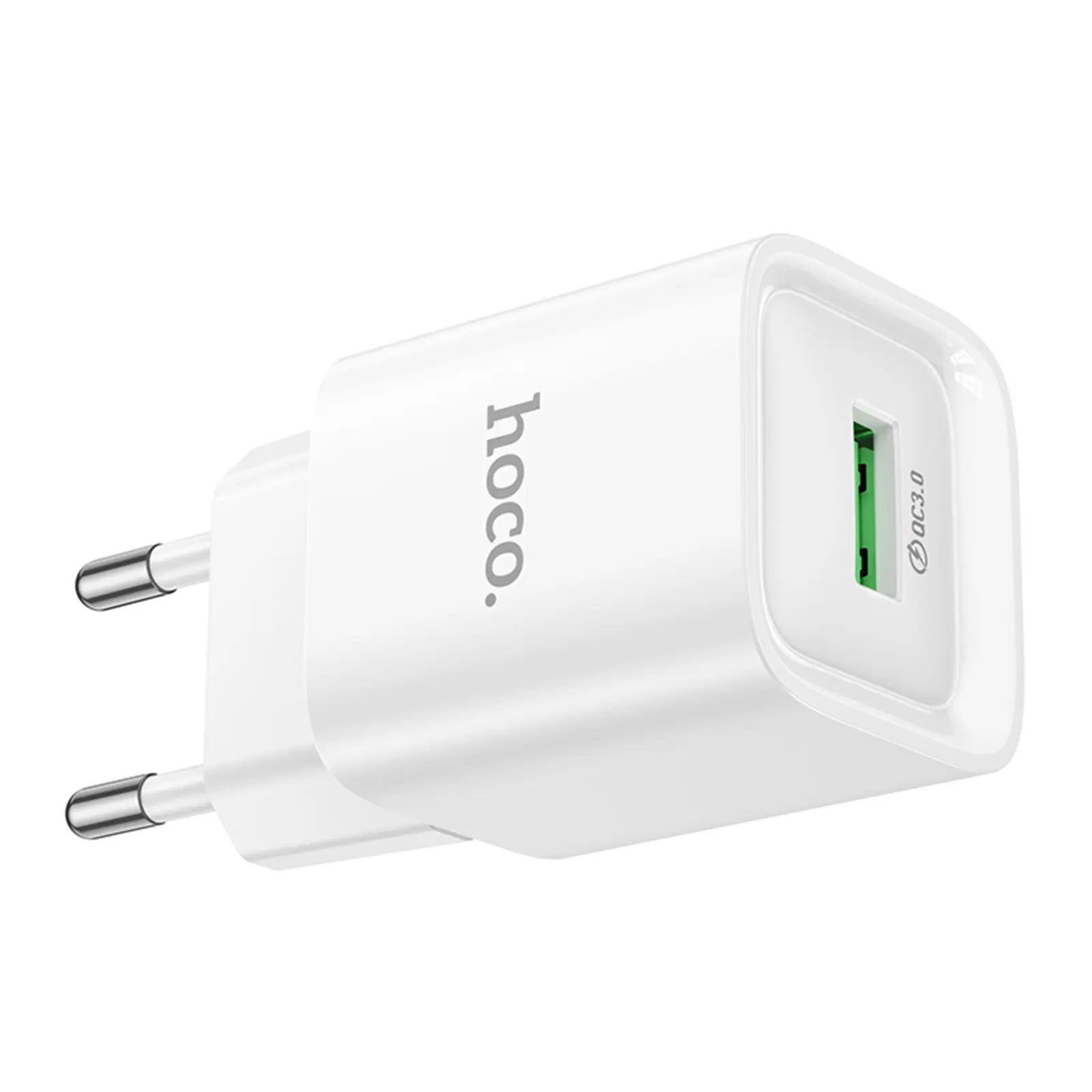МЗП Hoco C145A Charm QC3.0 18W (1USB-A), White 2, купити оптом з доставкою