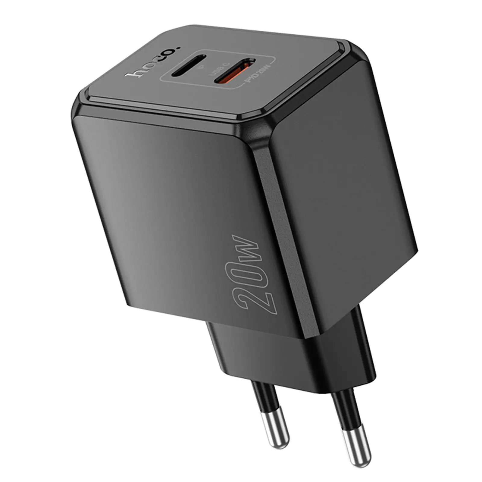 МЗП Hoco CS16A Wish PD20W (1USB-C/1L), Black 2, купити оптом з доставкою