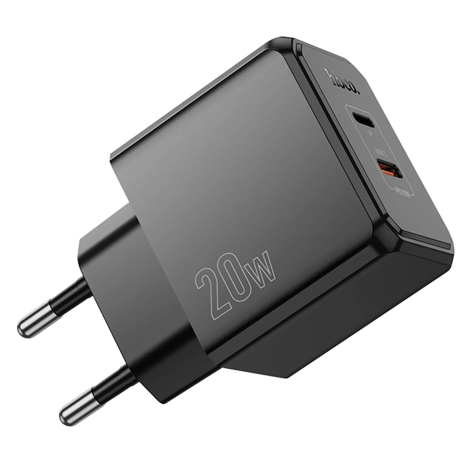 МЗП Hoco CS16A Wish PD20W (1USB-C/1L), Black 4, купити оптом з доставкою