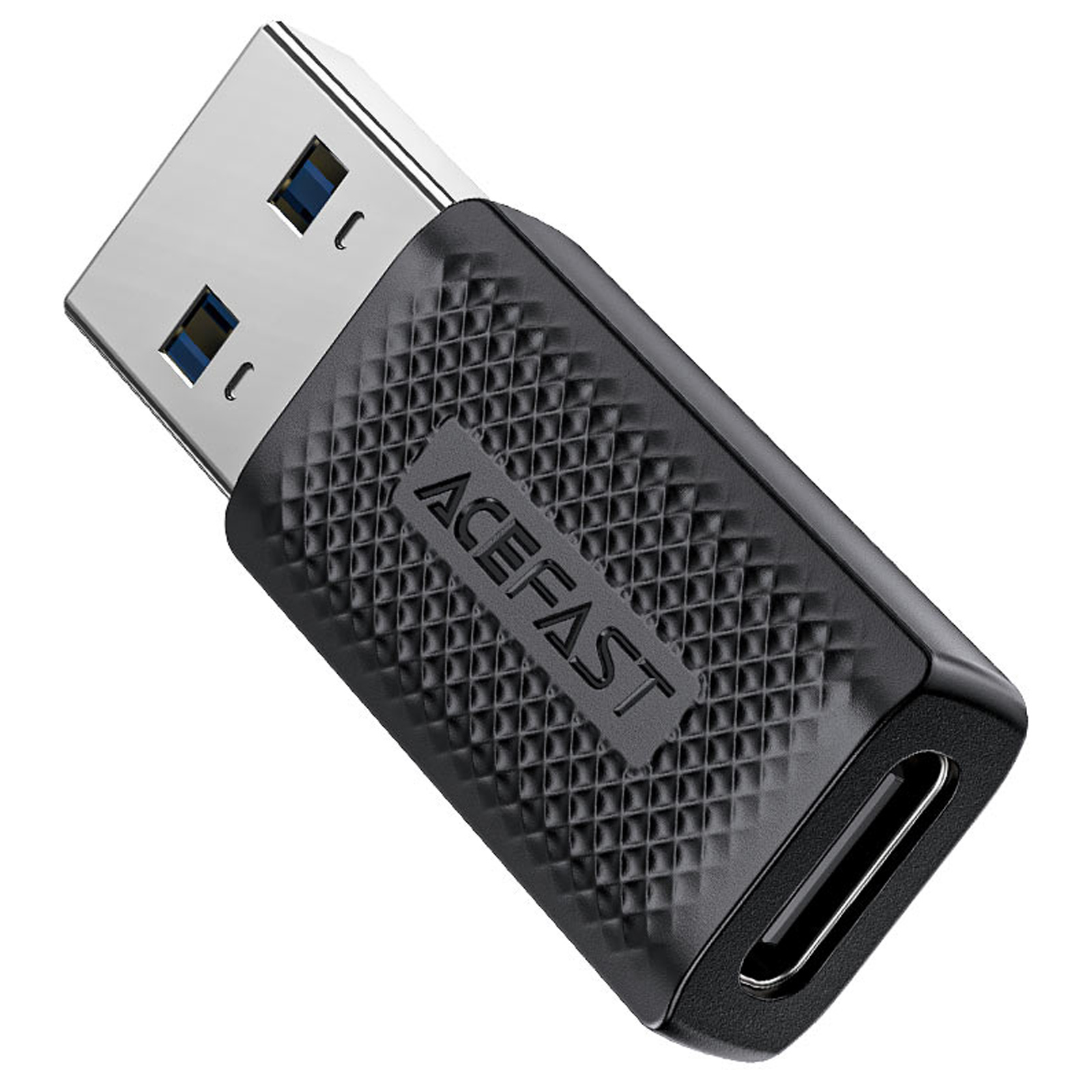 Переходник Acefast J2 USB Male to Type-C Female USB3.0, Black 3, купить оптом с доставкой