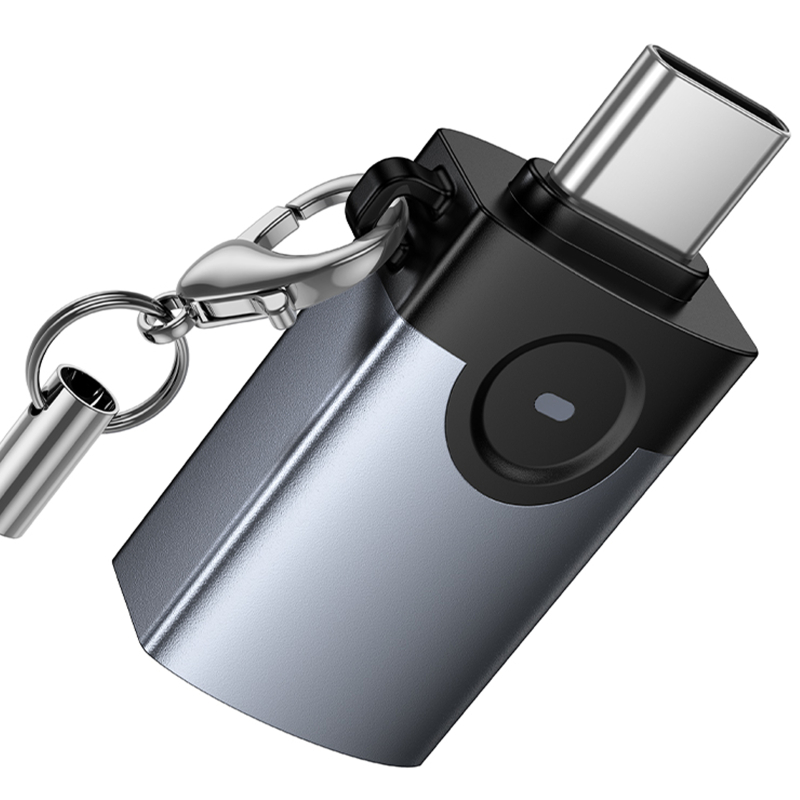 Перехідник Hoco UA46C Type-C Male to USB Female USB3.0 на малюнкі №3