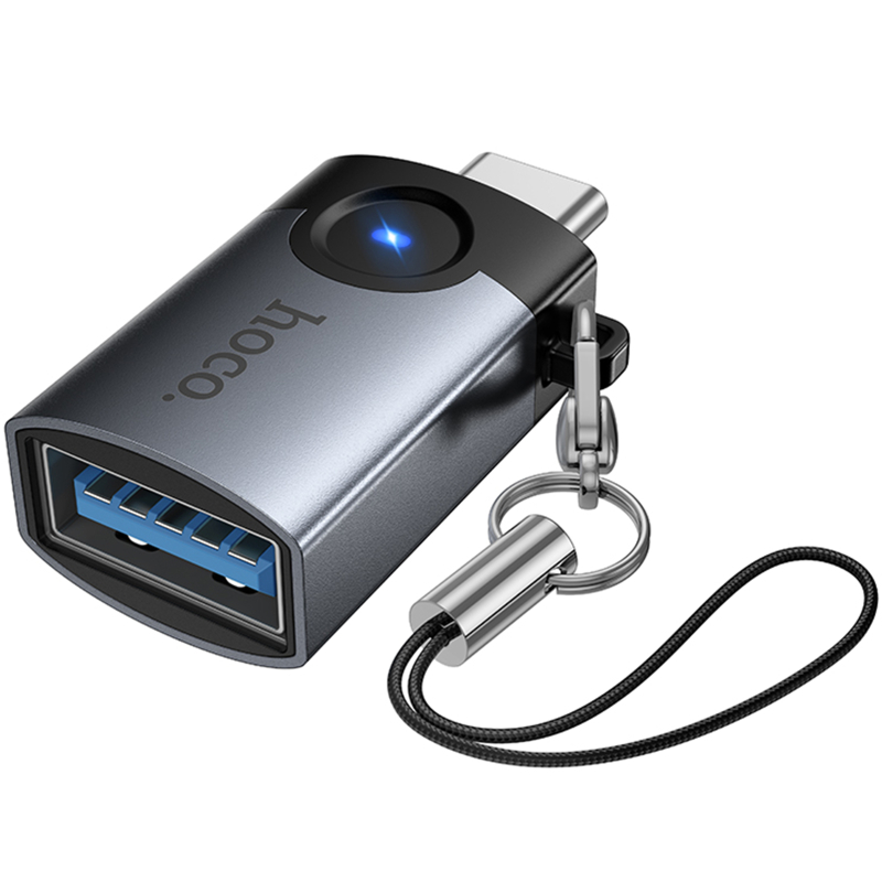 Перехідник Hoco UA46C Type-C Male to USB Female USB3.0 на малюнкі №4