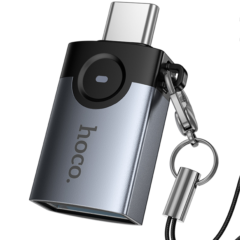 Перехідник Hoco UA46C Type-C Male to USB Female USB3.0 на малюнкі №5