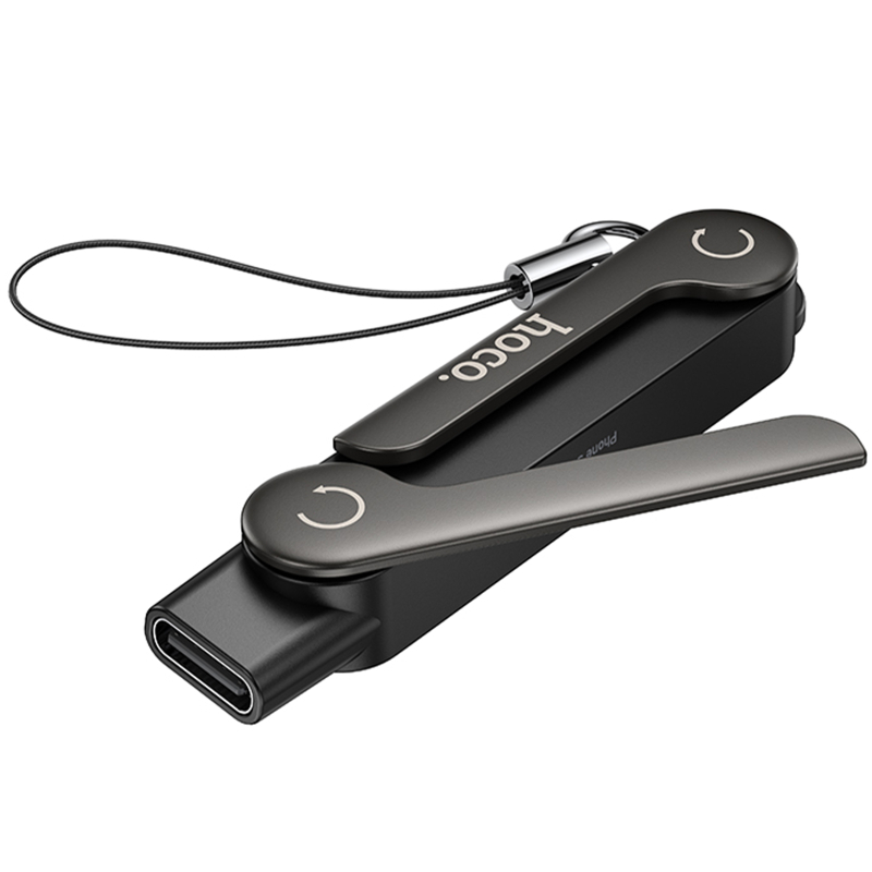 Перехідник Hoco UA47 Lightning male to Type-C female adapter на малюнкі №4