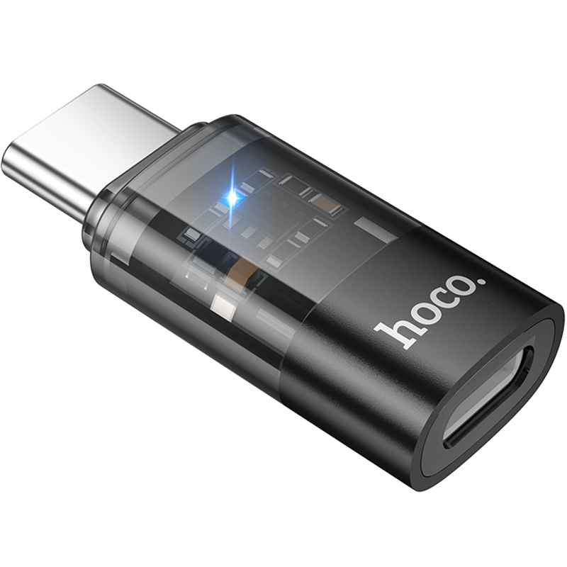 Перехідник Hoco UA36D Type-C male to Lightning female на малюнкі №3