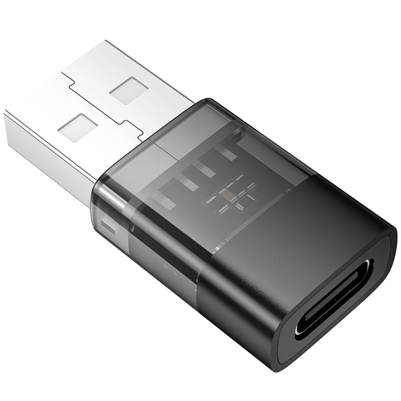Перехідник Hoco UA36C USB male to Type-C female USB2.0 на малюнкі №4