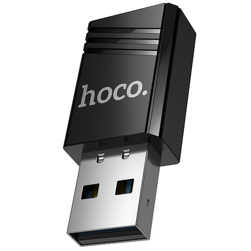 WiFi адаптер Hoco HI38 WiFi4 USB Internal Antenna 150Mbps на картинке №1