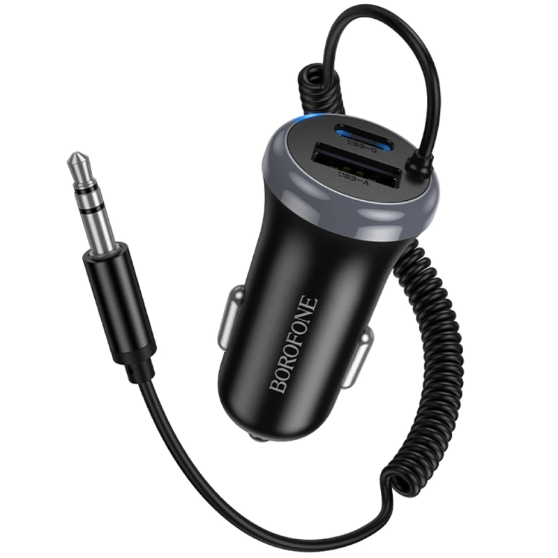 Bluetooth аудіо ресивер Borofone BC64 Contento 15W (AUX 3.5mm/1USB-A/1C), купити оптом з доставкою