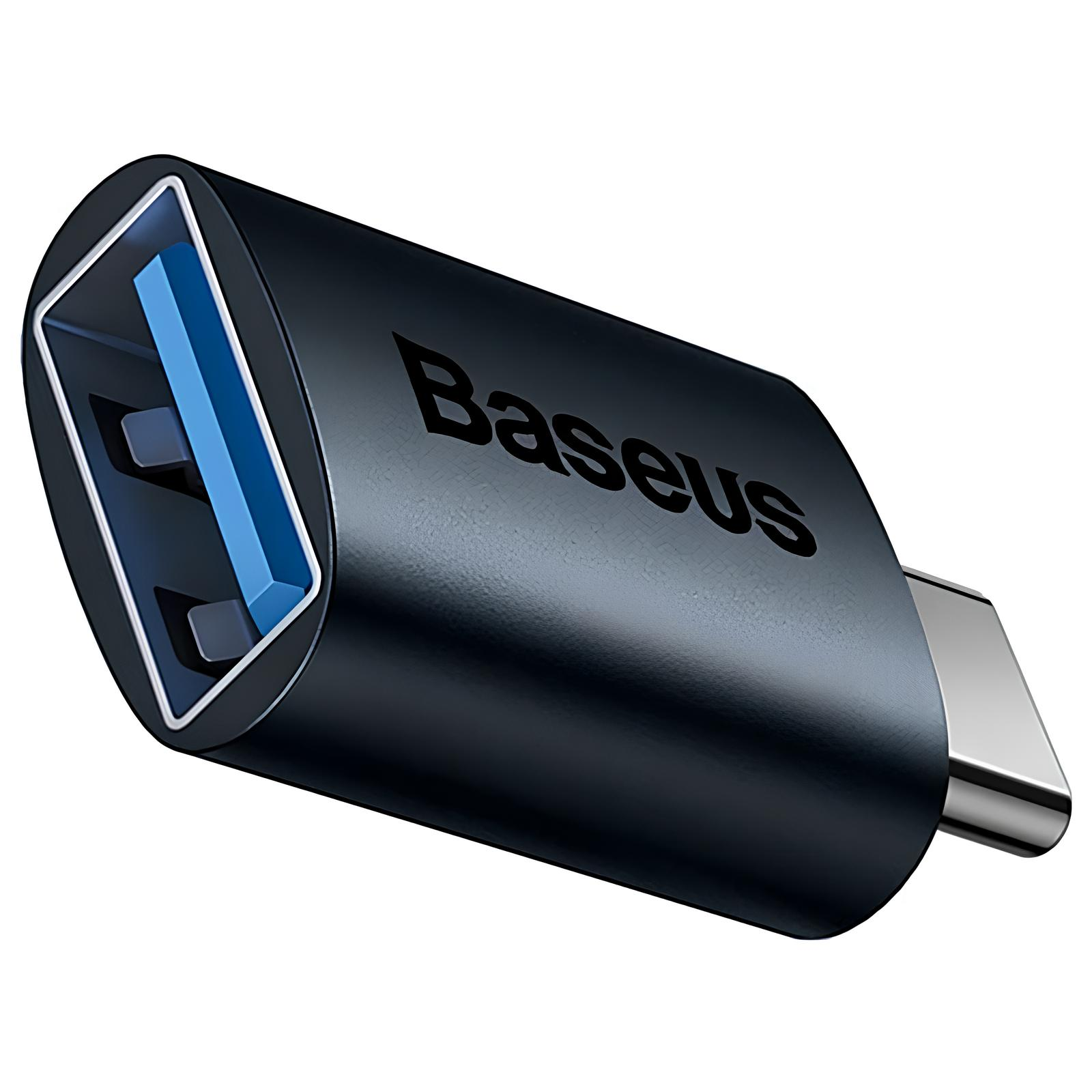 Перехідник Baseus Ingenuity Series Mini Type-C to USB 3.1 (ZJJQ000001), Blue, купити оптом з доставкою