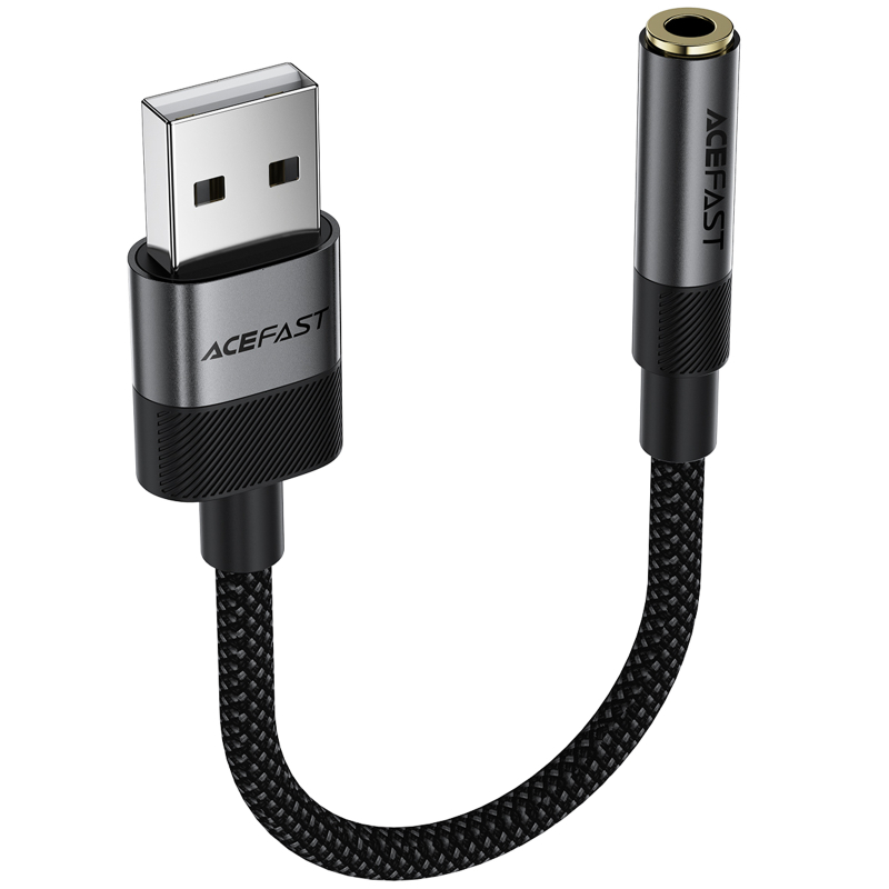 Перехідник Acefast J13 USB male to AUX 3.5mm female на малюнкі №3