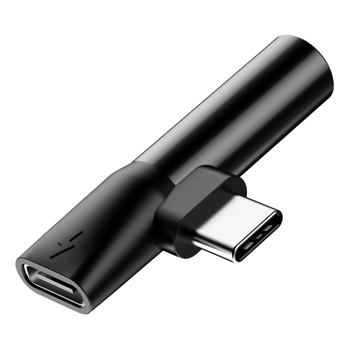 Переходник Baseus L41 Type-C to Type-C + 3.5mm (CATL41), Черный 3, купить оптом с доставкой
