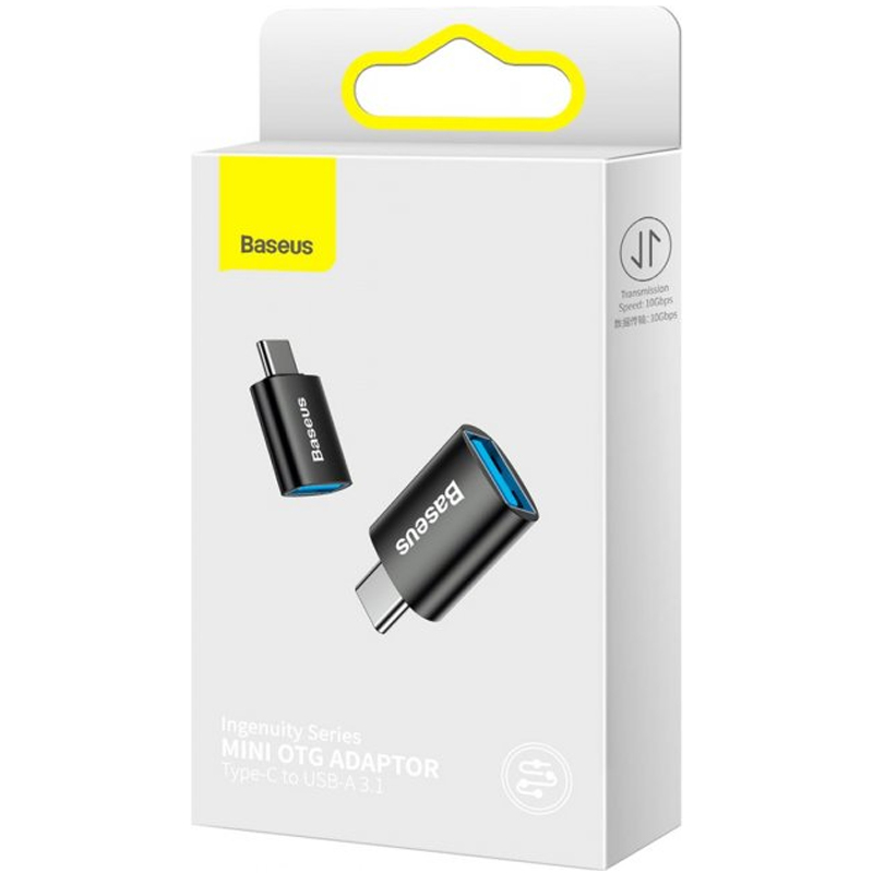 Переходник Baseus Ingenuity Series Mini Type-C to USB 3.1 (ZJJQ000001) на картинке №5