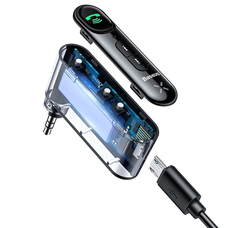 Bluetooth ресивер Baseus BSBA-02 AUX Wireless Audio Receiver (WXQY01) на малюнкі №3