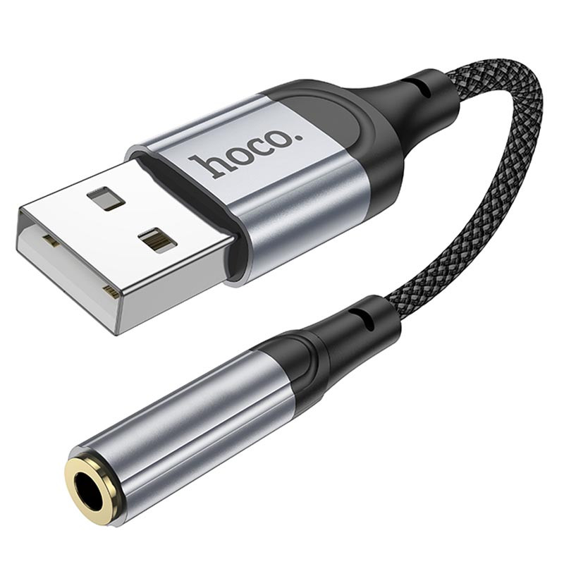 Перехідник Hoco LS36 Fresh USB to 3,5 AUX на малюнкі №2