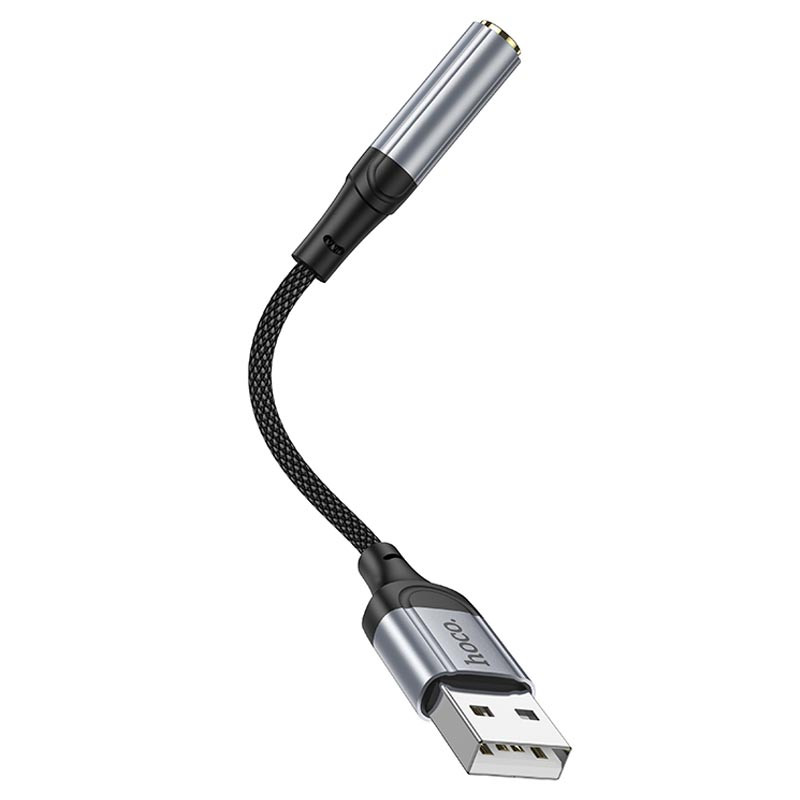 Перехідник Hoco LS36 Fresh USB to 3,5 AUX на малюнкі №3