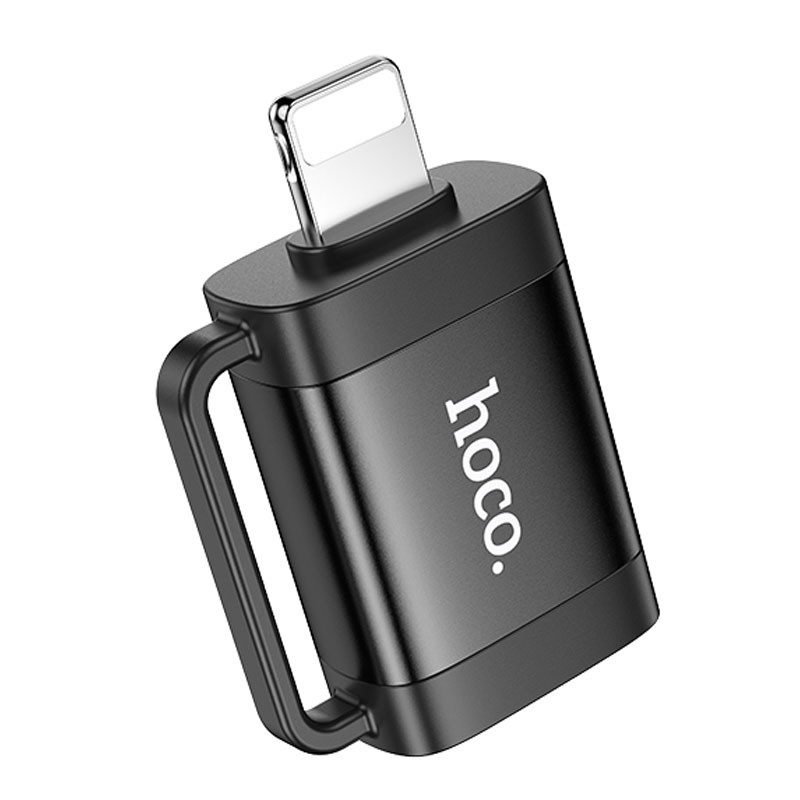 Перехідник Hoco UA31A OTG Lightning male to USB female на малюнкі №1