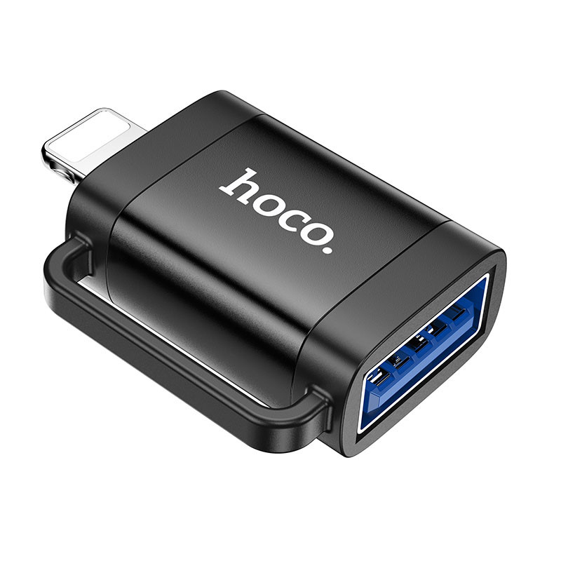 Перехідник Hoco UA31A OTG Lightning male to USB female на малюнкі №2