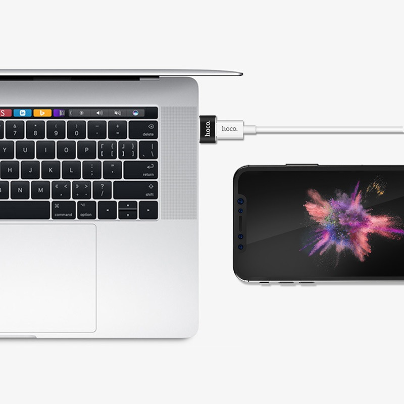 Перехідник Hoco UA6 OTG USB to Type-C на малюнкі №5