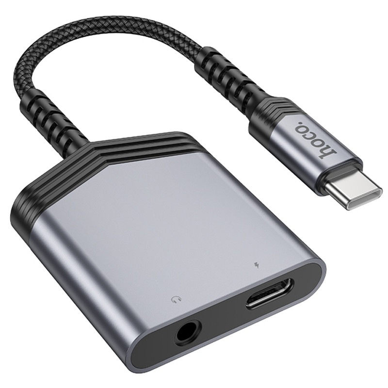 Перехідник Hoco LS39 Type-C to Type-C + 3.5mm на малюнкі №1