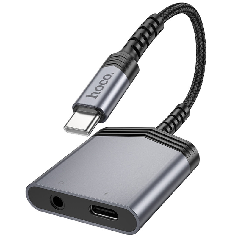Перехідник Hoco LS39 Type-C to Type-C + 3.5mm на малюнкі №3