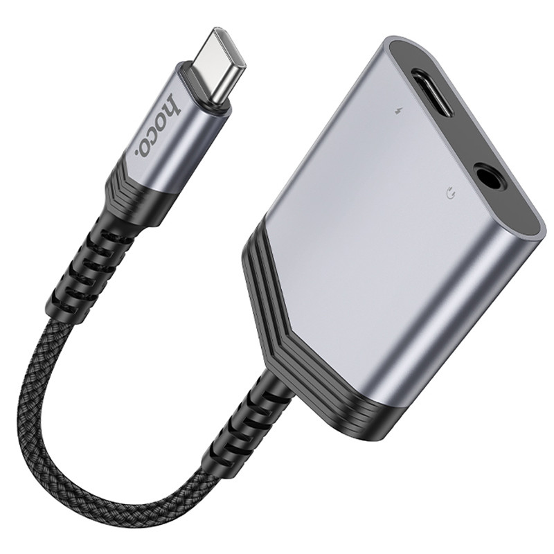 Перехідник Hoco LS39 Type-C to Type-C + 3.5mm на малюнкі №4