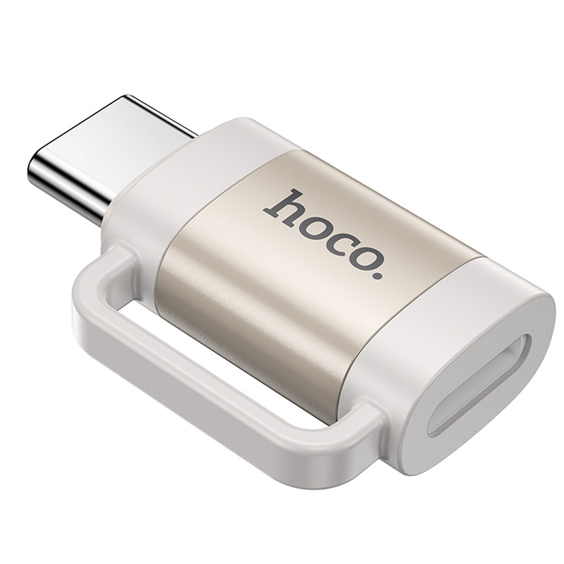 Перехідник Hoco UA31E OTG Type-C male to Lightning female на малюнкі №2
