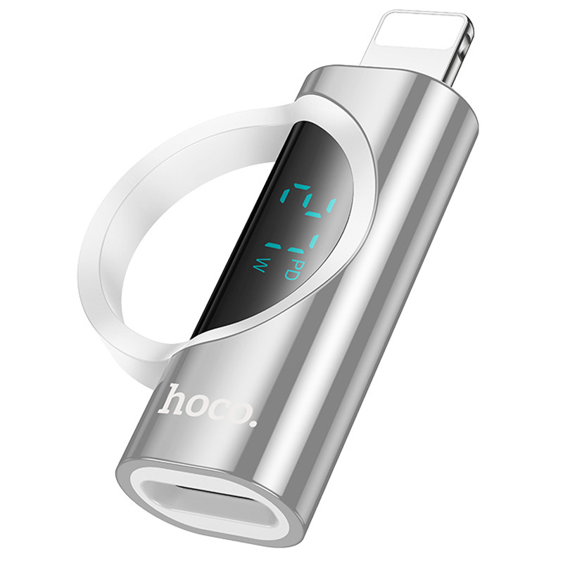 Перехідник Hoco UA32B Lightning male to Type-C female display adapter на малюнкі №2