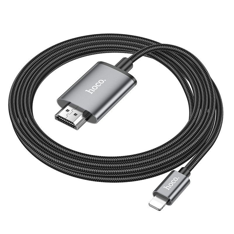Перехідник Hoco UA27 HD Lightning to HDMI (2m) на малюнкі №3