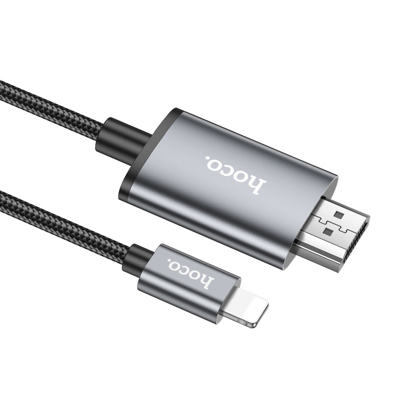 Перехідник Hoco UA27 HD Lightning to HDMI (2m) на малюнкі №4