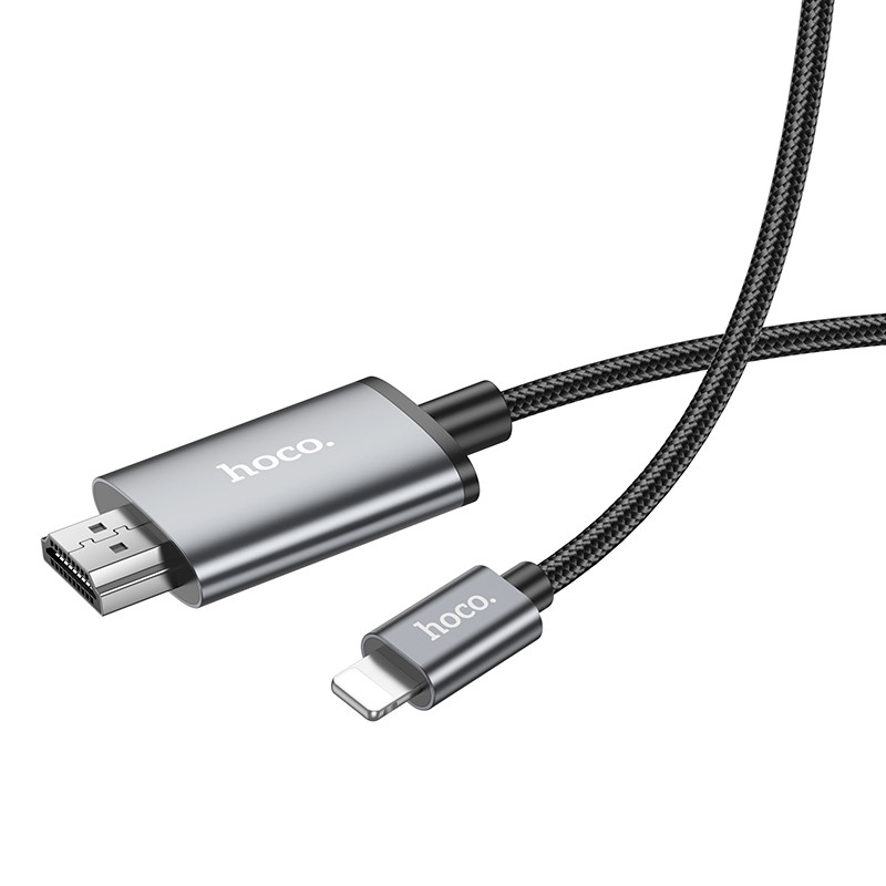 Перехідник Hoco UA27 HD Lightning to HDMI (2m) на малюнкі №6