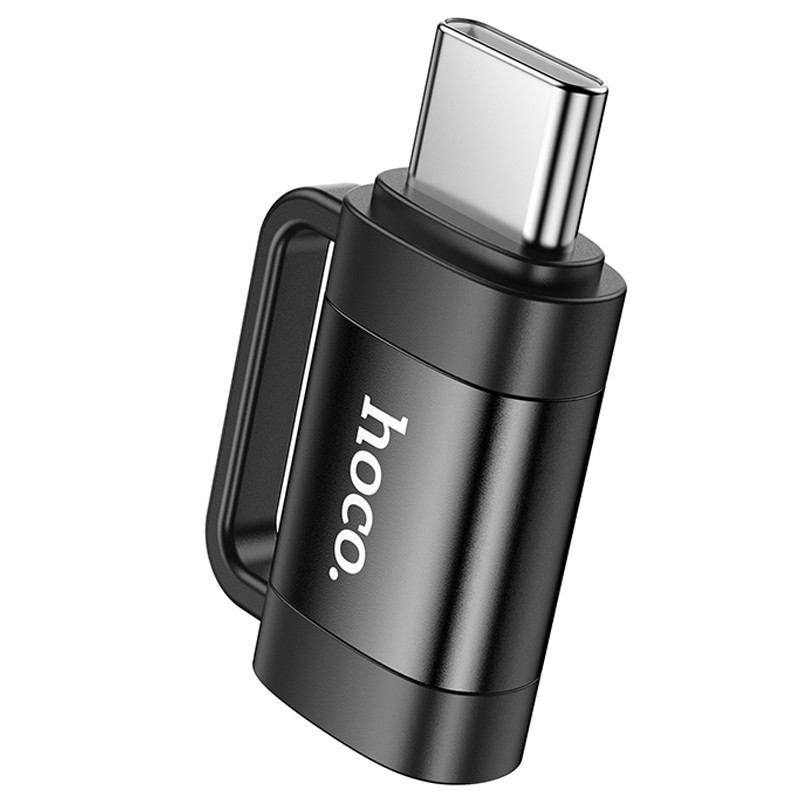 Перехідник Hoco UA31E OTG Type-C male to Lightning female на малюнкі №1