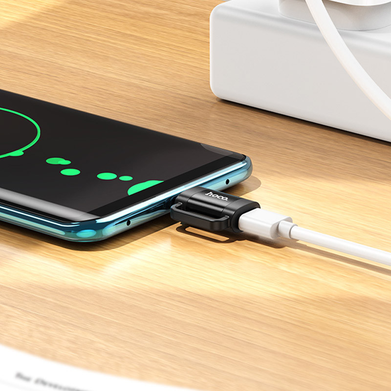 Перехідник Hoco UA31E OTG Type-C male to Lightning female на малюнкі №5